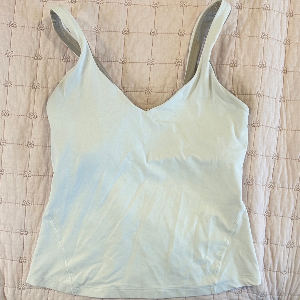 Lululemon white V-Neck Tank Top